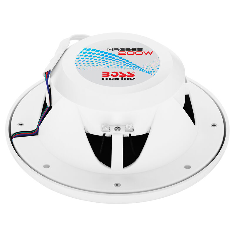 Boss Audio MRGB65 6.5" Two-Way Marine Speakers With LED Lighting, Pair image number 2