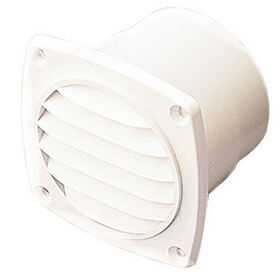 Sea-Dog ABS White Hose Thru-Vent, 4-15/16"L x 4-15/16"W x 1-3/8"D