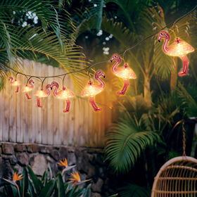 Colorways 10' Flamingo LED String Light