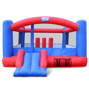 Sunny & Fun Inflatable Bouncy Castle with Built-In Posts