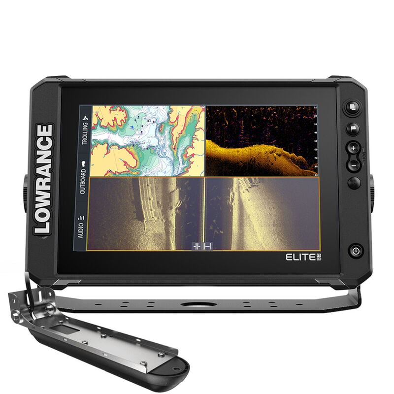 Lowrance Elite FS 10 Fishfinder Chartplotter, Active Imaging 3-in-1 Transducer