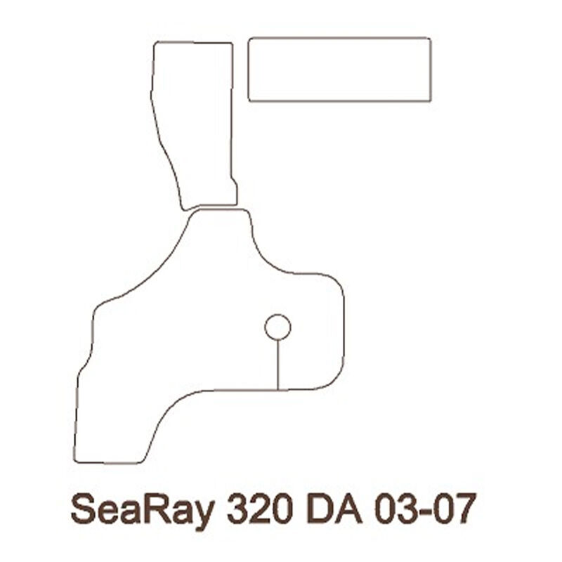 Sparta Carpet Cockpit Vinyl Flooring Kit, 2003-2007 Sea Ray 320 DA