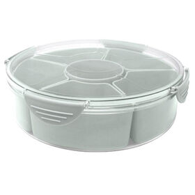Gourmet Kitchen Airtight Container with 6 Removable Compartments 