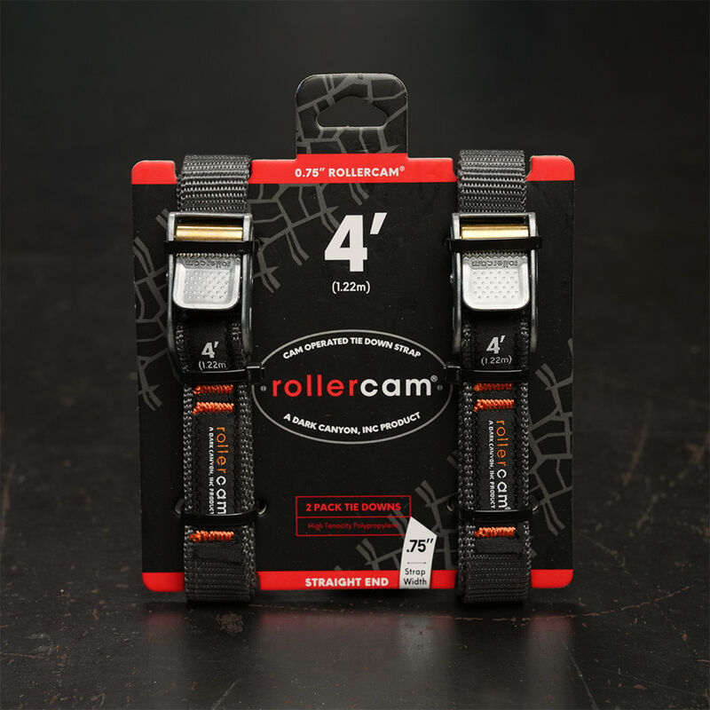 Rollercam Straight End 0.75" Wide Tie-Downs, 4' Long, Set of 2 image number 9