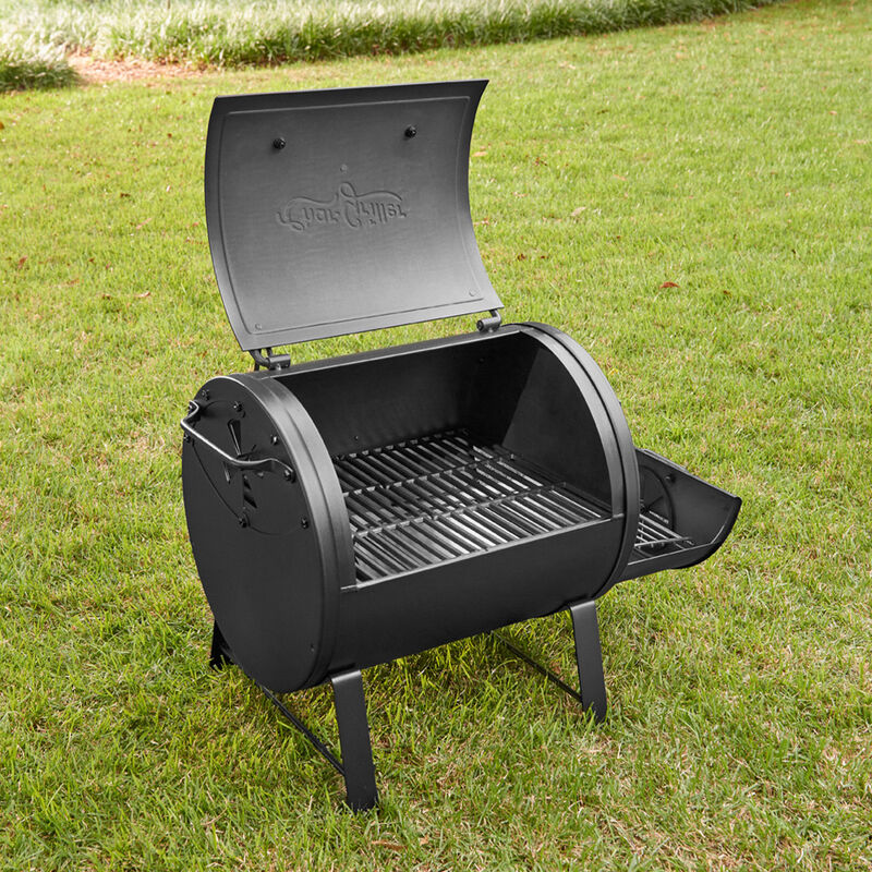 Char-Griller Side Fire Box / Tabletop Charcoal Grill, Wooden Handle image number 17