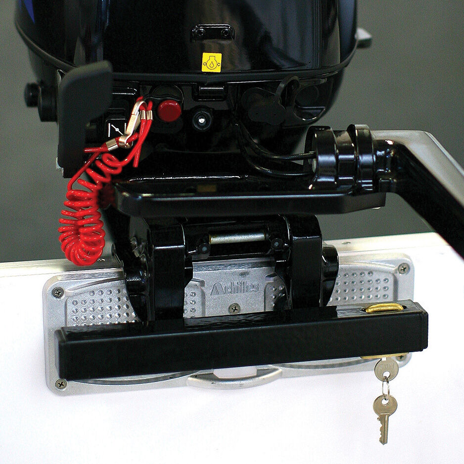 Stainless Steel Outboard Motor Lock – Marine Heavy Duty Anti-Theft