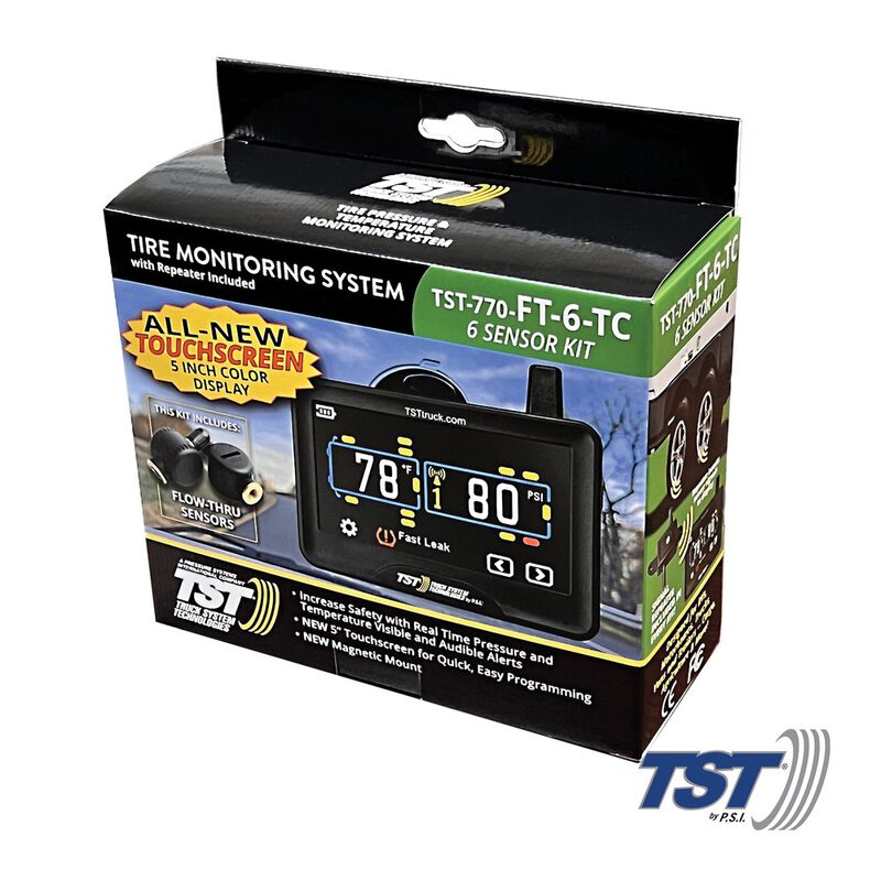 TST 770 Series 6 Flow-Thru TPMS System w/ Color Display & Repeater image number 2