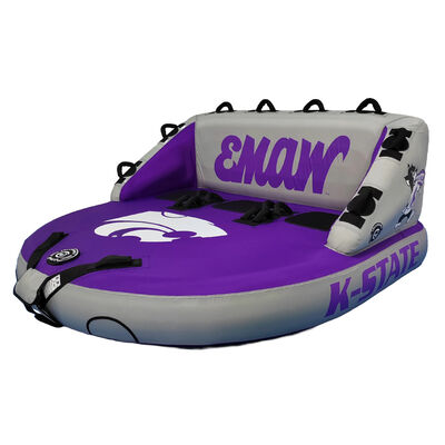 Collegiate Waves K-State "The Coach" 3-Person Towable Tube