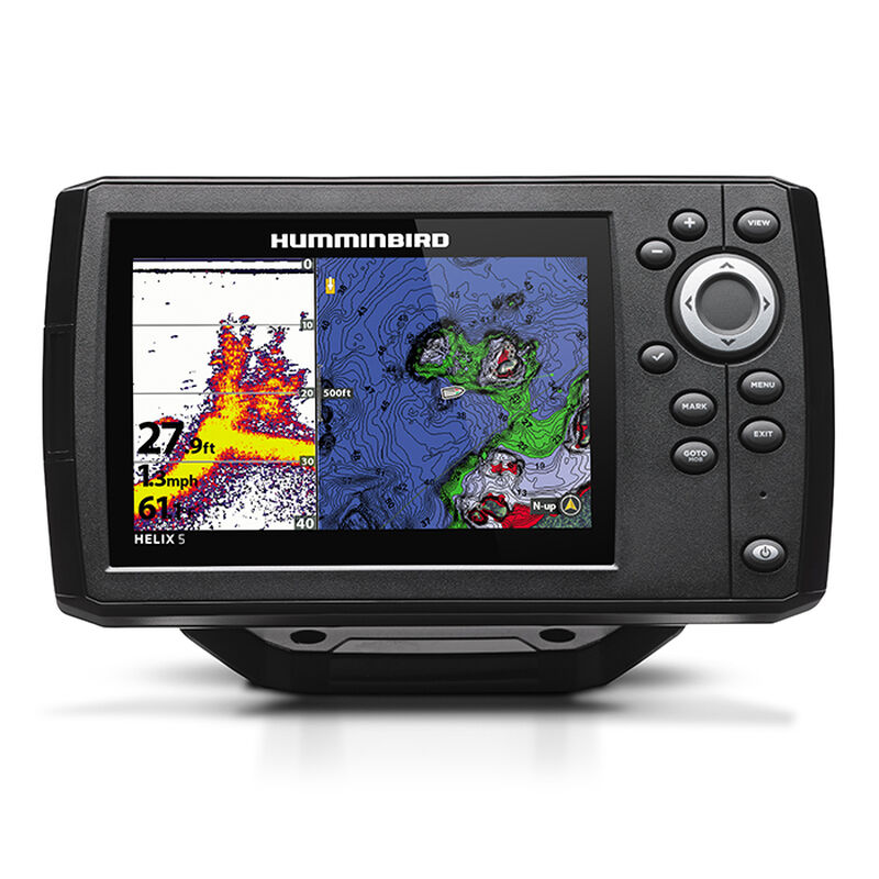 Humminbird Helix 5 GPS G2 CHIRP Fishfinder Chartplotter Combo image number 1