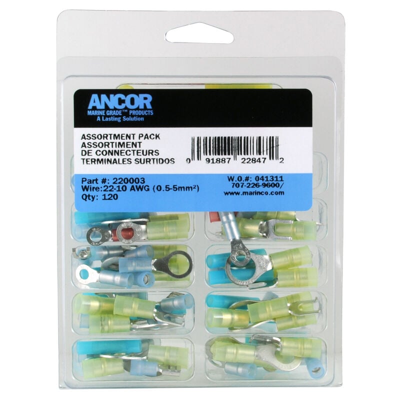 Ancor Premium Nylon Connector Kit (120pc) image number 1