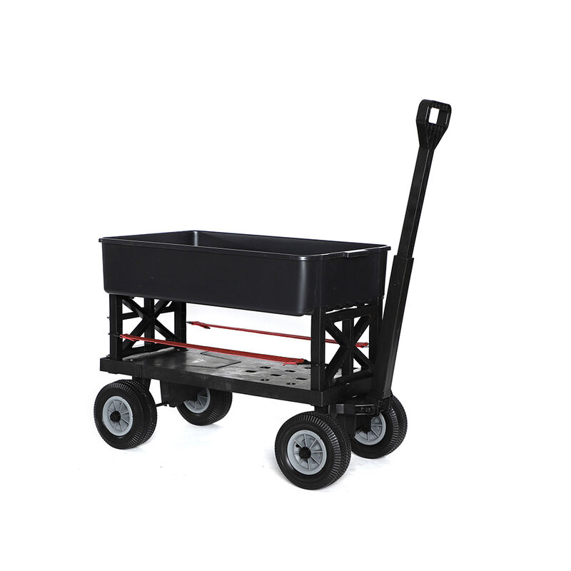 Mighty Max Multi-Purpose Dock Cart Wagon, Black Tub image number 6