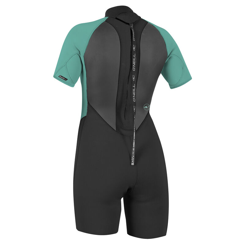 O'Neill Women's Reactor II Spring Wetsuit - Black/Aqua - 10 image number 2