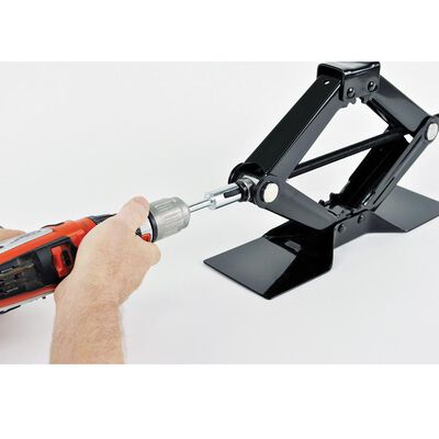 Ultra Scissor Jack Drill Attachment, Fits T-Slotted Jacks