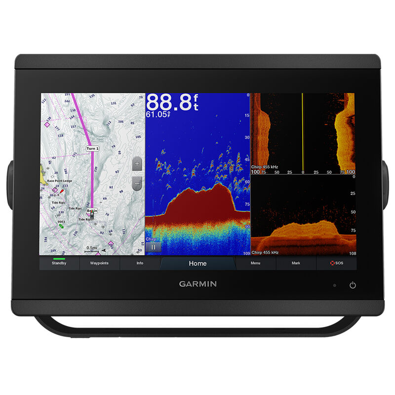 Garmin GPSMAP; 8412xsv 12" Chartplotter/Sounder Combo w/Worldwide Basemap & Sonar image number 1