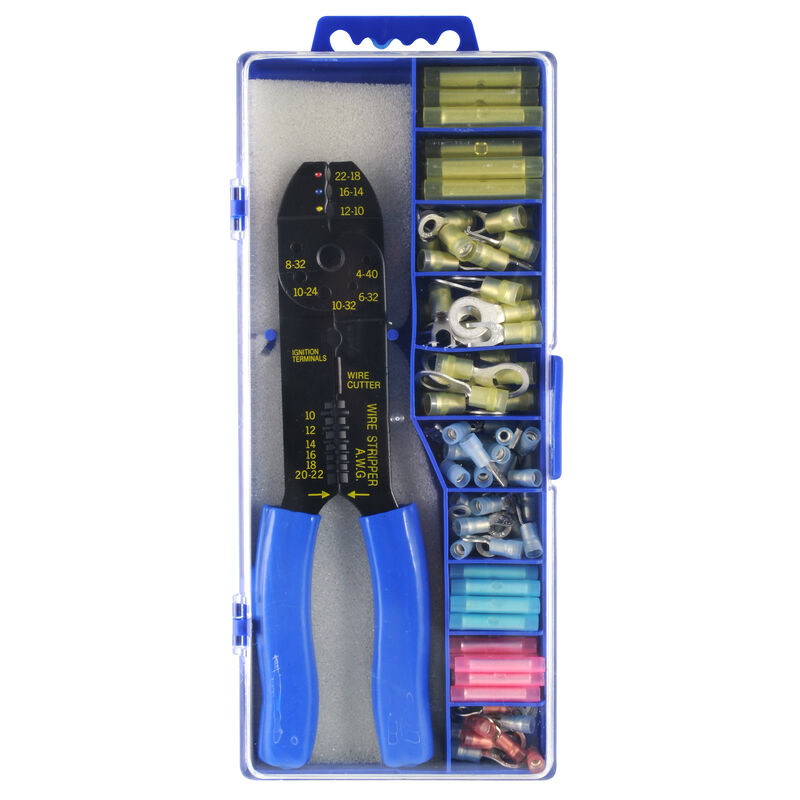 Ancor 120 Piece Premium Connector Kit With Crimp Tool image number 1