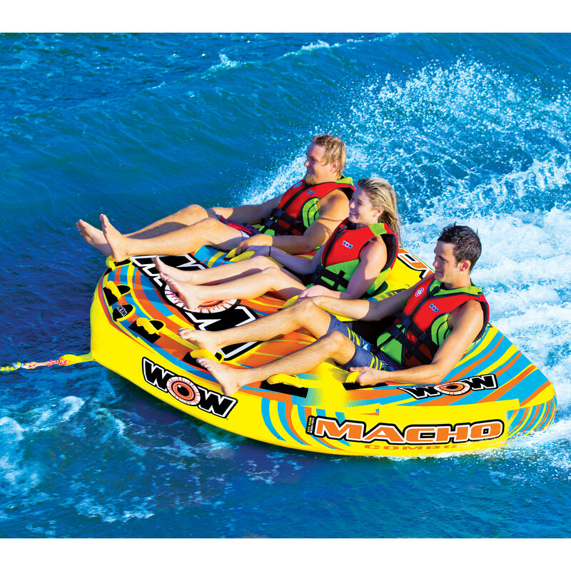 WOW Macho 3-Person Towable Tube image number 2