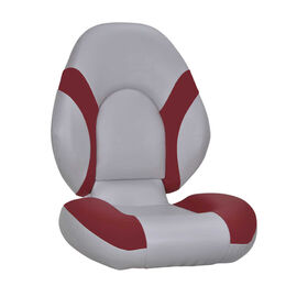 Accent Series Boat Seat - Light Gray/Burgandy