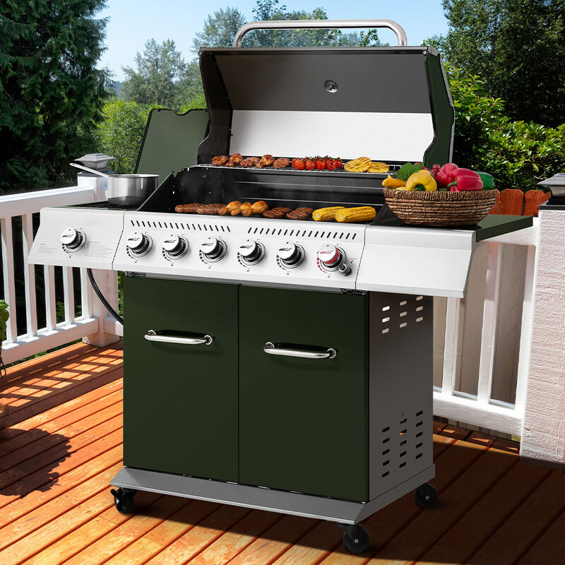 Royal Gourmet GA6402L 6-Burner BBQ Propane Gas Grill with Sear Burner and Side Burner image number 15