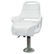 Wise Ladder Back Pilot Chair w/15" Fixed Pedestal and Seat Slide