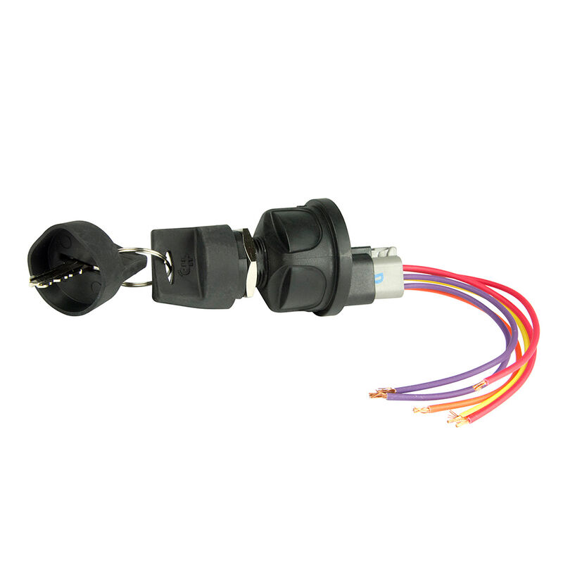 BEP 4 Position Sealed Ignition Switch, Accessory/Off/Ignition & Accessory/Start image number 1