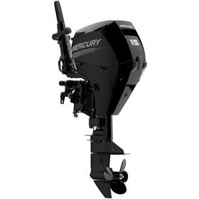 Mercury 15hp EFI Tiller FourStroke Outboard Motor - 20" Shaft, Manual Tilt/Trim, Manual Start