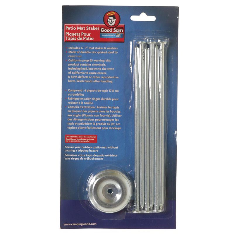 Good Sam Patio Mat Stakes, 6-Pack image number 3