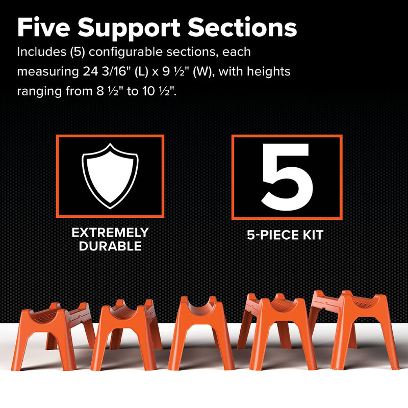 Camco Rhino Camper/RV Sewer Hose Support Kit image number 13