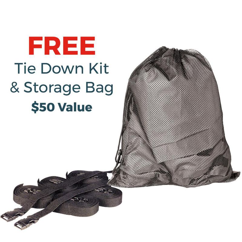 Covermate 150 Mooring and Storage Boat Cover for 14'-16' V-Hull Fishing Boat image number 2