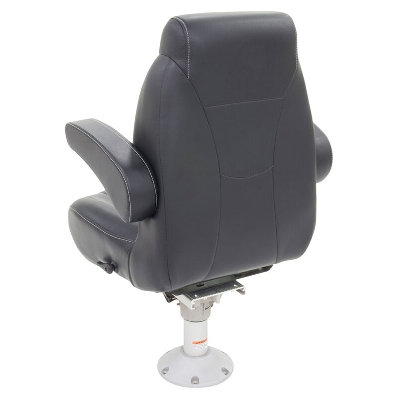 Low Back Recliner Premium Pontoon Helm Seat image number 3