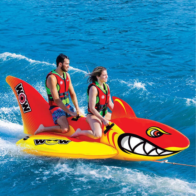 WOW Big Shark 2-Person Towable Tube image number 2