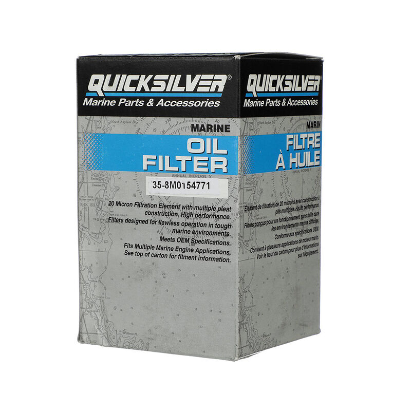 Quicksilver 8M0154771 Oil Filter, Yamaha image number 3