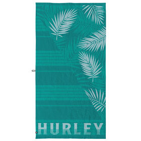 Hurley Palm Tree Printed Beach Towel - 32 x 64 in