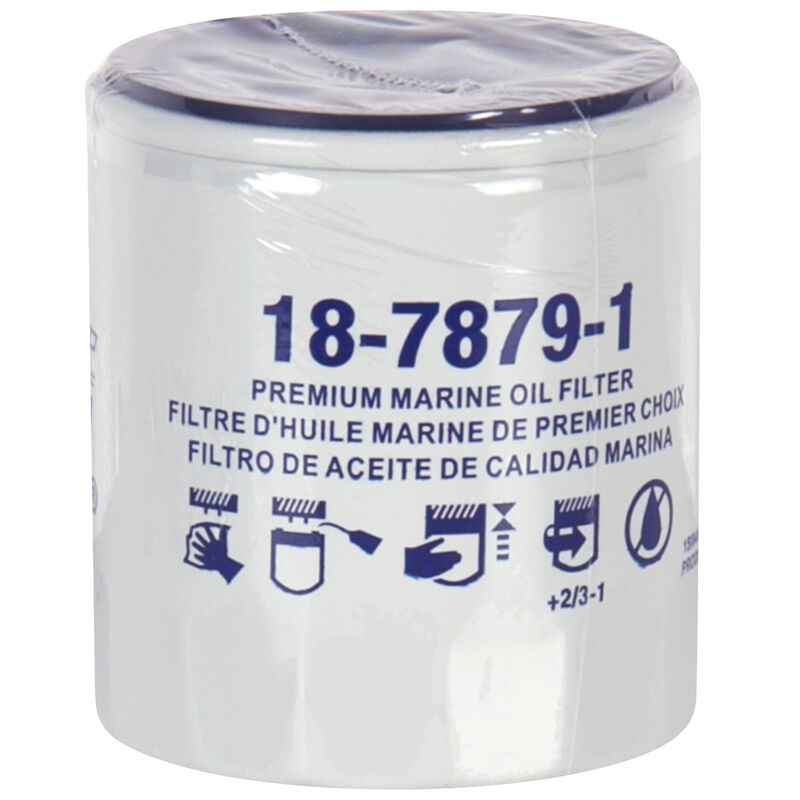 Sierra Oil Filter For Mercury Marine Engine, Sierra Part #18-7879-1 image number 1