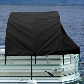 Pontoon Easy-Up Enclosure 56"D x 74"T, Black