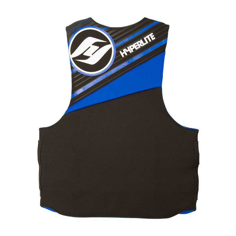 Hyperlite Men's Indy Big And Tall Life Jacket - Black/Blue - 5XL image number 2
