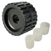 Caliber Rubber Ribbed Wobble Roller, 4"