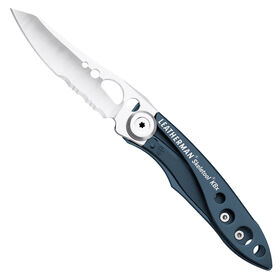 Leatherman Skeleton KBx Folding Knife And Bottle Opener Combo, Blue