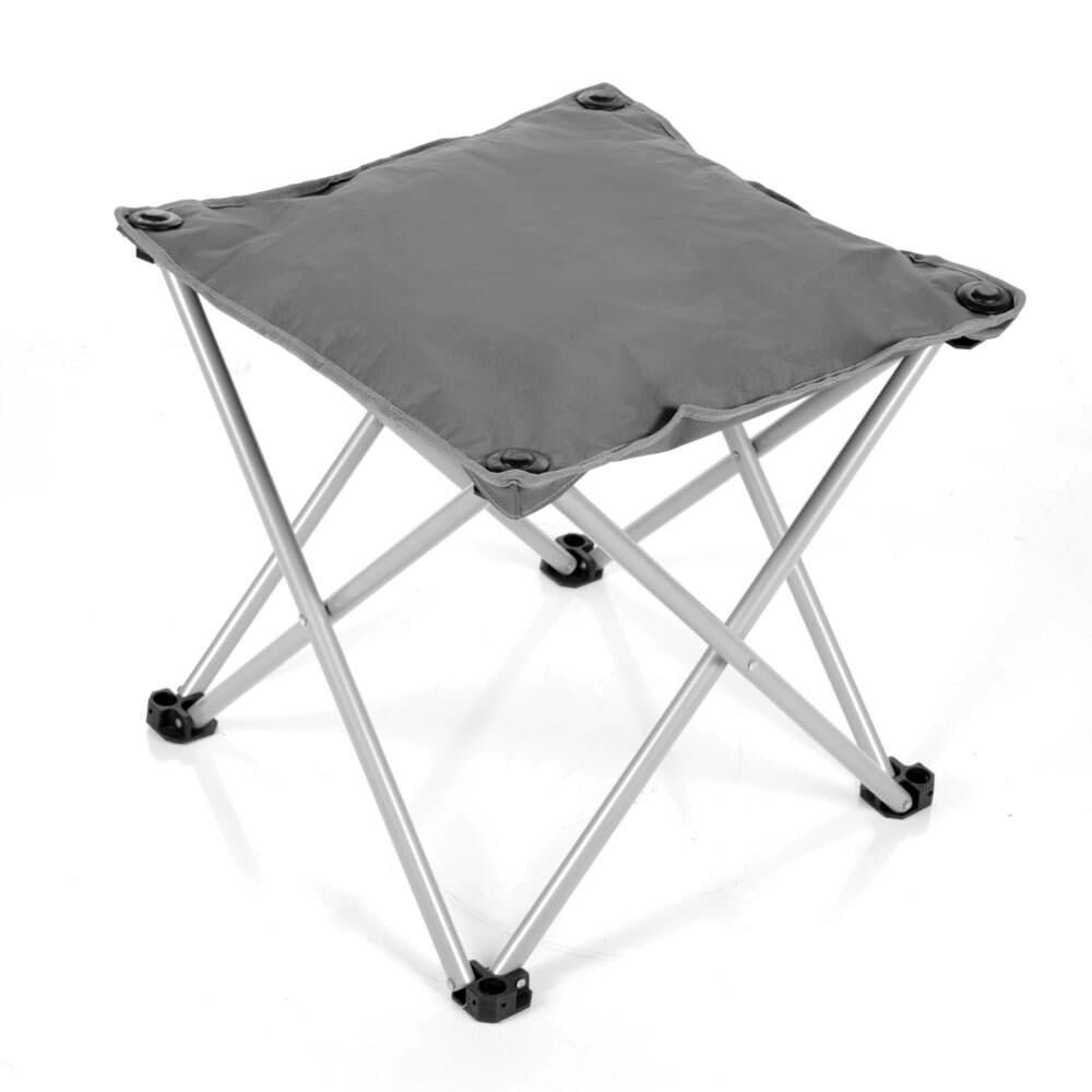 Mac Sports Padded Folding Outdoor Ottoman, Charcoal Gray Overton's