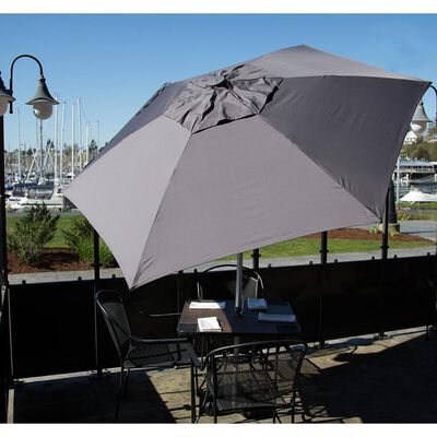Graphite Grey 8.5 ft Market Umbrella
