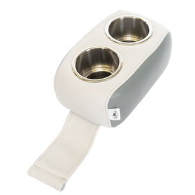 Toonmate Pontoon Seat Portable Dual Cup Holder w/Stainless Steel Inserts