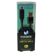 FuseBox USB-C To USB-A Cable, 6 Ft.