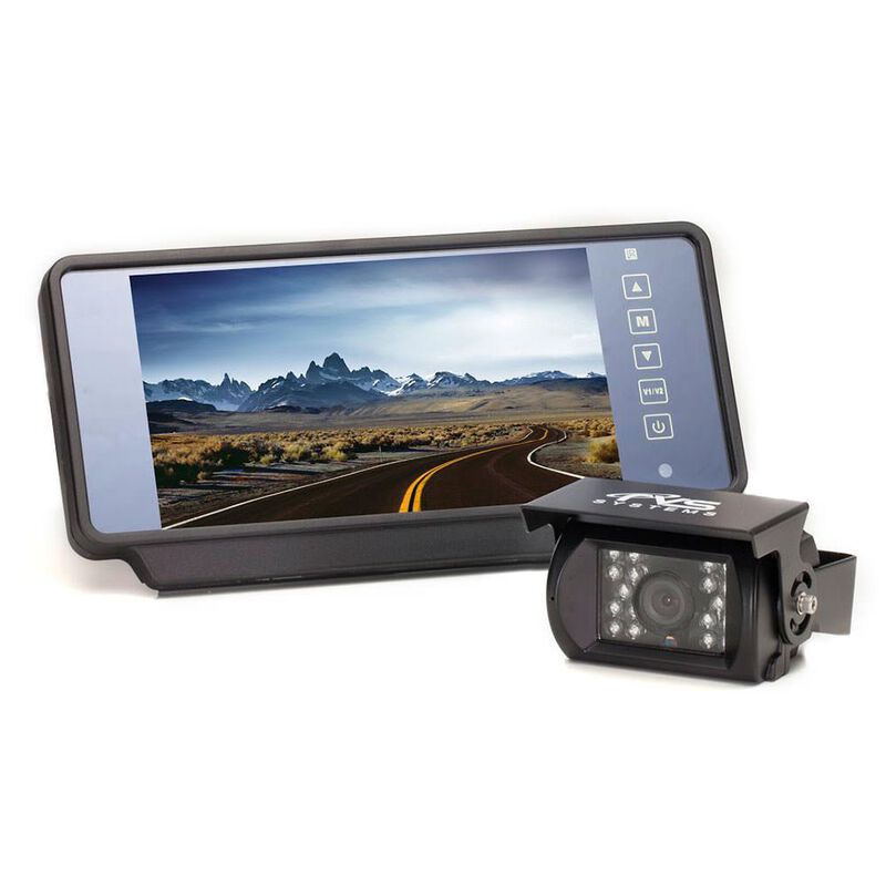 Rear View Safety Backup Camera System with 7&quot; Replacement Mirror Monitor image number 1