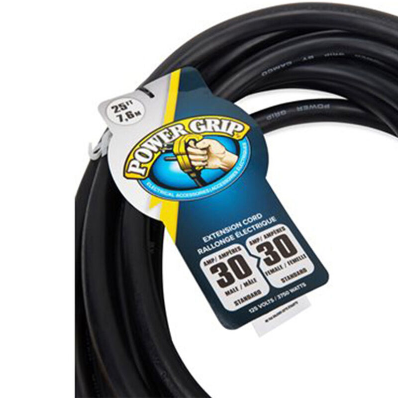 Camco Heavy-Duty RV Extension Cord with Power Grip Handles, 30A, 25', 10 ga. image number 6