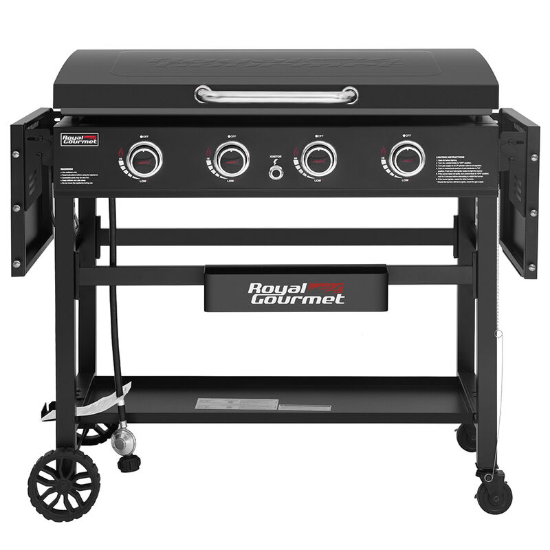 Royal Gourmet 36" 4-Burner Flat Top Gas Griddle with Hard Cover image number 7