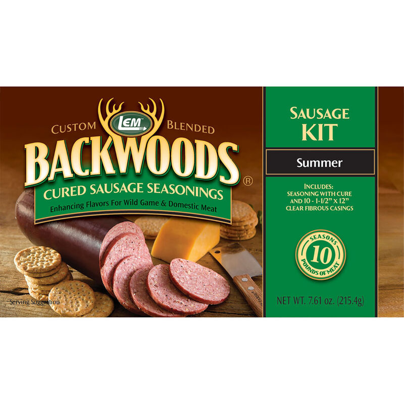 LEM Backwoods Summer Sausage Cured Sausage Kit, 10 lbs. image number 1