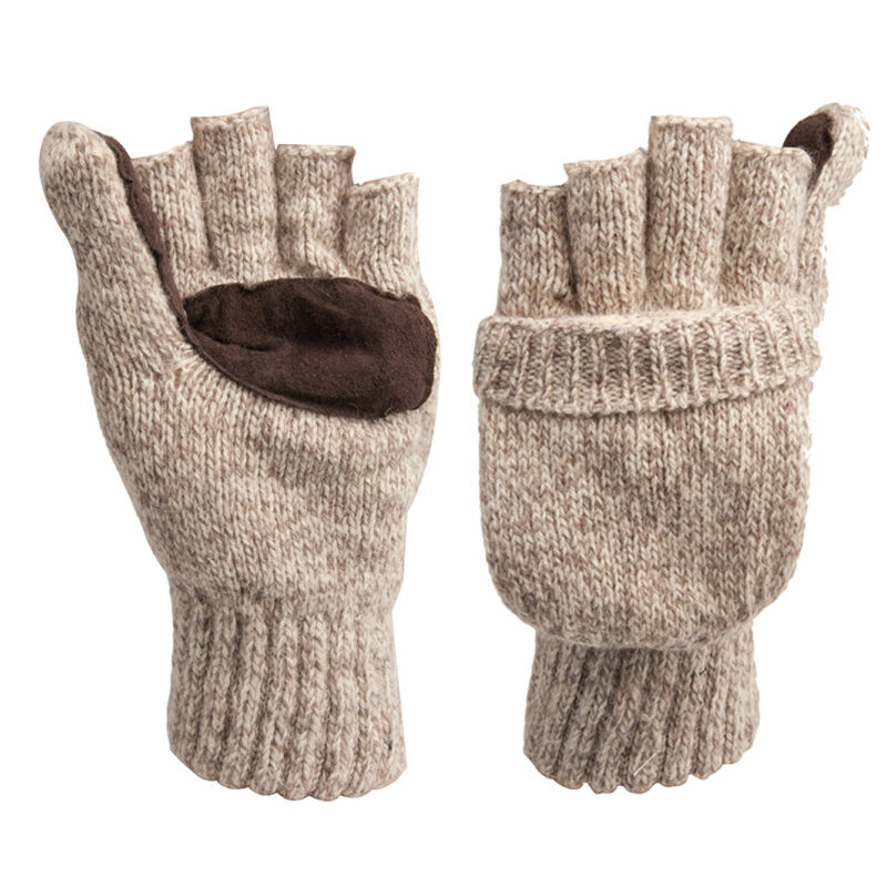 HOT SHOT Insulated Ragg Wool Pop-Top Mitten image number 2