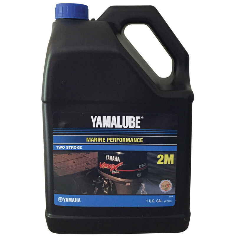 Yamaha Yamalube 2M 2-Stroke Outboard Engine Oil, Gallon image number 1