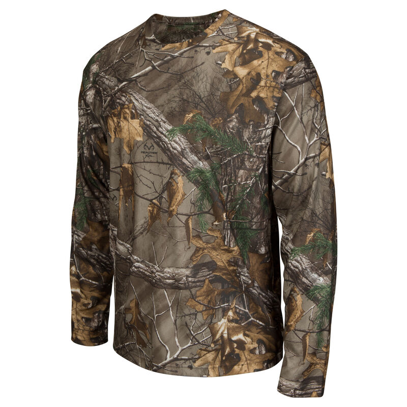 Realtree Men's Poly Long-Sleeve Tee image number 1