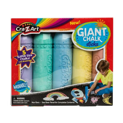 Cra-Z-Art 5ct Washable Giant Chalk Set