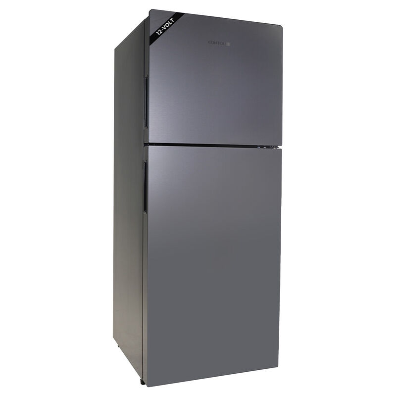 CONTOURE 10.7 cu.ft. RapidCold 12V DC Refrigerator, Stainless/Glass Door